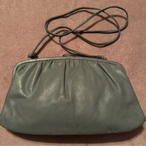 Cabrelli Canada Vintage Gray Leather Bag *See Description*